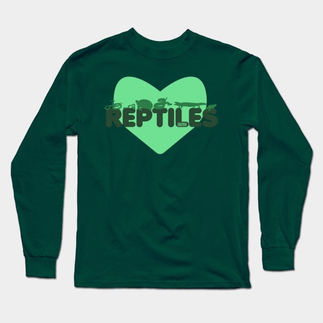 ♥ Reptiles Long Sleeve T-Shirt by ProcyonidaeCreative